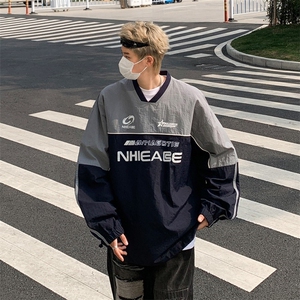 设计感美式复古速干防晒长袖T恤男女宽松休闲薄卫衣ST392-P39图片