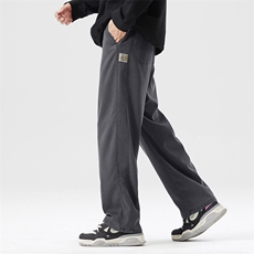 2026春季款莱赛尔天丝休闲裤男潮牌直筒宽松加厚阔腿裤DY566B-P70，男装休闲裤，电商A178-1