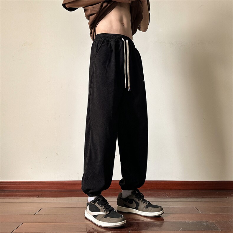 运动裤男长裤宽松休闲男士时尚韩版卫裤K0921-P35,男装休闲裤,星座308B-1