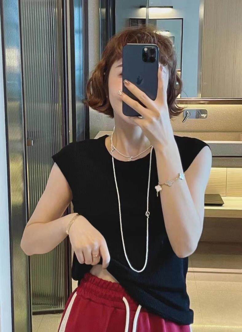 飞机袖打底背心，女装背心吊带，泰靡(2F)