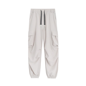 大口袋束脚冰丝休闲裤 K105平铺 92%聚酯纤维8%氨纶(S-2XL)TP22图片
