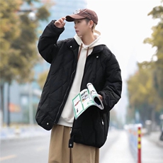 棉服外套男韩版潮流冬季新款ins保暖2023宽松帅气棉衣MF238-P83，男装棉衣，星座412-3
