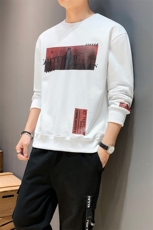 新款春秋男士卫衣ins潮流百搭宽松休闲两件套套装DS988T，男装卫衣，电商A102
