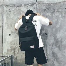 男真丝字母韩版双肩背包时尚创意款包开学季双肩包，鞋类箱包，星座510A-2