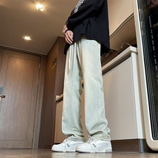 男裤微喇牛仔裤男款夏季新款美式直筒裤子BA57-P35，男装牛仔裤，星座208-5
