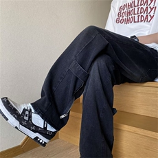 美式牛仔裤男春秋新款休闲直筒裤Z103P43，男装牛仔裤，星座1116-2