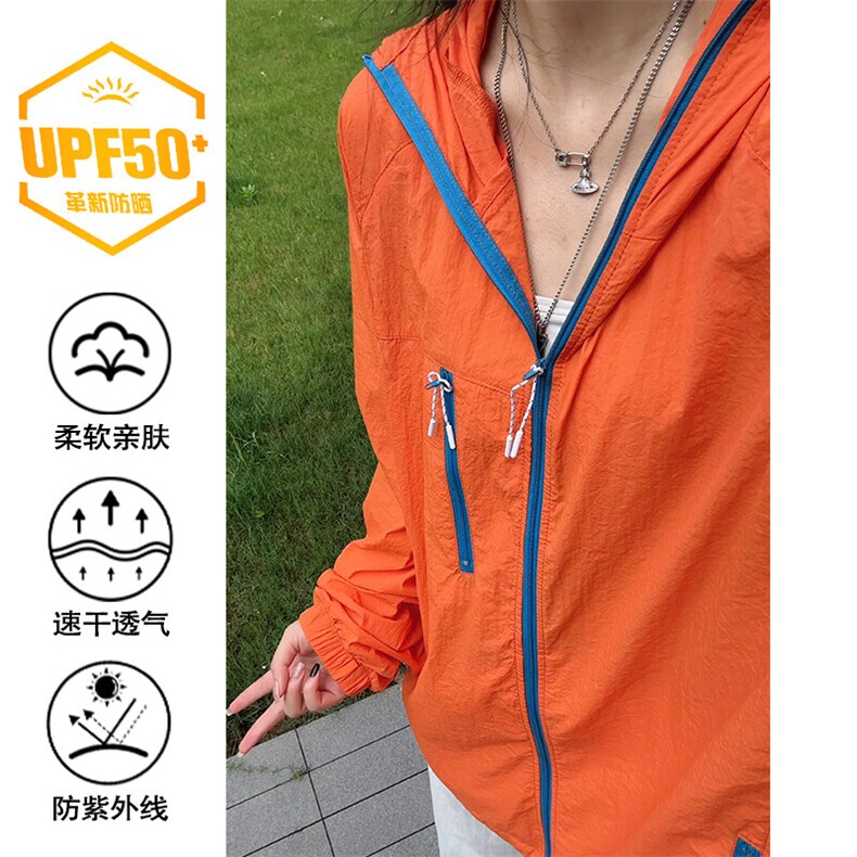 特批P50无差价夏季UPF50+休闲连帽透气宽松速干男冰感防晒衣J5225，男装防晒衣，电商A001