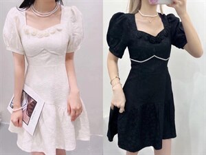 夏季短款连衣裙,女装连衣裙,得到THETHAT