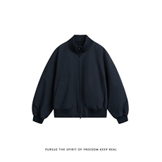 JK741-M-3XL-P45-现货-美式cleanfit短款飞行员夹克立领外套，男装夹克，星座1811B