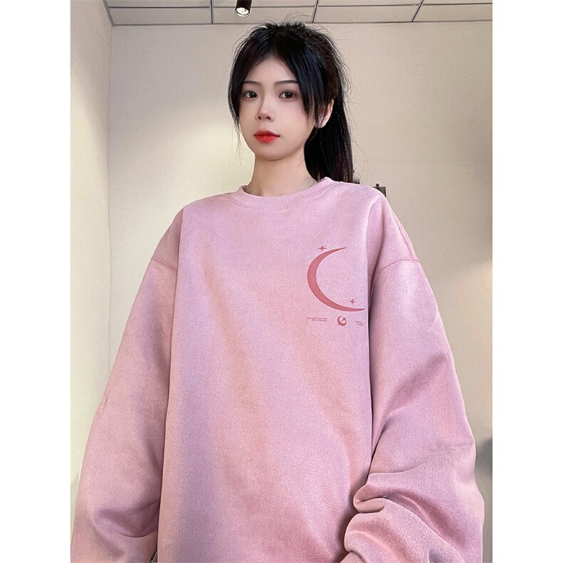 抖音供货、重磅显瘦卫衣秋圆领宽松D223A-DY-LPWY112-特p40,男装卫衣,电商019-1