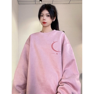 抖音供货、重磅显瘦卫衣秋圆领宽松D223A-DY-LPWY112-特p40图片