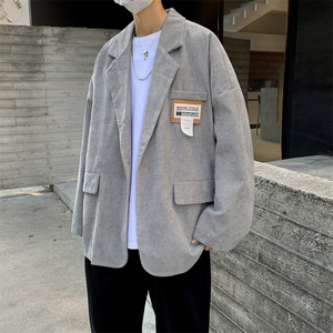 XZ213-19XZ05-P88控108 港风大码oversize痞帅高级感潮牌轻熟西服图片
