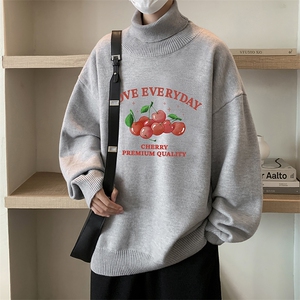 控68高领毛衣男士大码内搭毛线衣男 GM45325-P45加绒款-P65图片