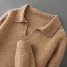 2025年秋季新款十二针海鸥领针织男士上衣时尚休闲通勤百搭，男装羊毛衫，雅邦羊绒