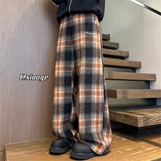 XZ616秋冬重磅格子条纹美式复古百搭休闲长裤TY1153P65控78，男装休闲裤，星座512A（原616）