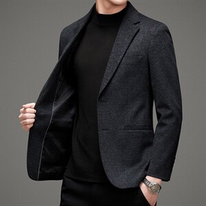 D2505男式2023春季新款便西男韩版西装外套商务休闲西服男装P190图片
