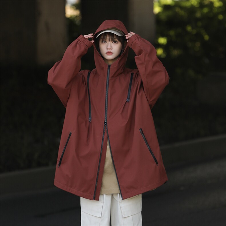 大货三防夹克多拉链冲锋衣宽松男外套DSA157B-JK1562-P60图片