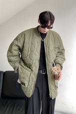 港风葫芦燕尾服大口袋设计加绒双侧开叉棉衣男MY770104P135控168，男装棉衣，星座227-7