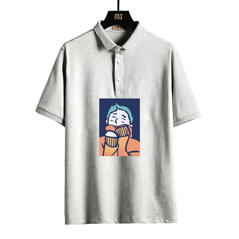 PL57042-P35翻领短袖polo衫男大码胖子半袖t恤男有领保罗衫,男装Polo衫,电商A040A