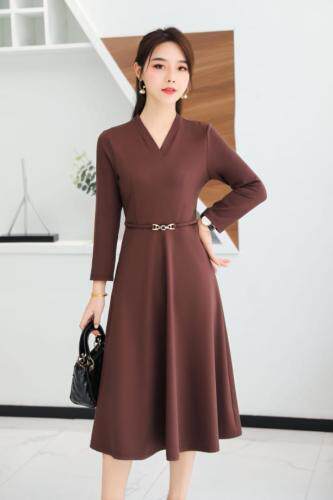 秋季淑女风连衣裙，女装连衣裙，千禧宏运