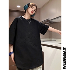1中性钢印字母图案设计大码M-5XL短袖T恤男DT77781P28块特价控55，男装T恤，星座226-2