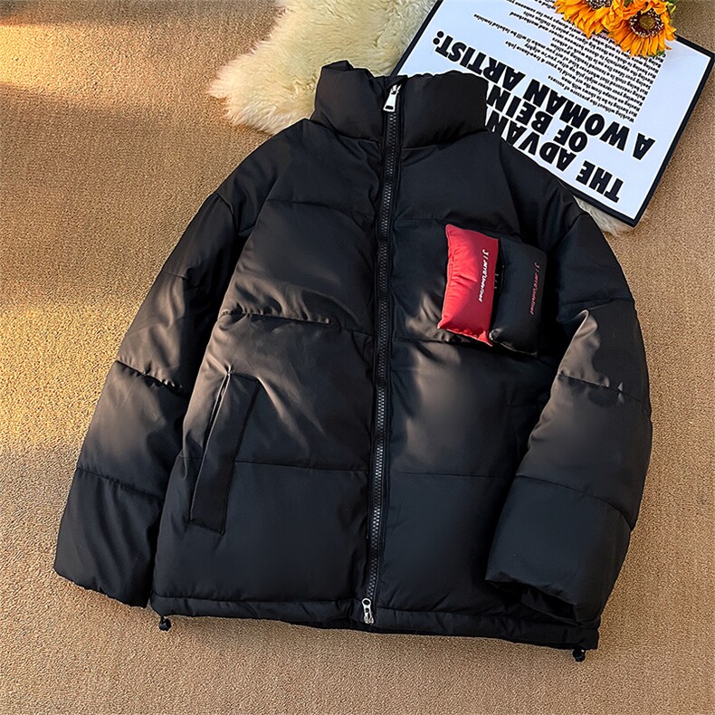 PU棉衣男冬季新款港风宽松立领羽绒棉服学生面包服MF8603-P85,男装棉衣,星座214-3
