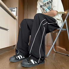 K9078/特P35冰丝裤子男士夏季凉感百搭垂感休闲裤宽松阔腿速干裤，男装休闲裤，电商A141
