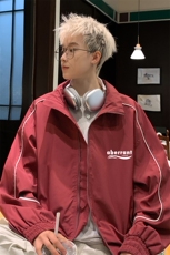 24新款秋季时尚百搭宽松字母印花潮流夹克潮流TPF6341P65控88，男装夹克，电商A268A