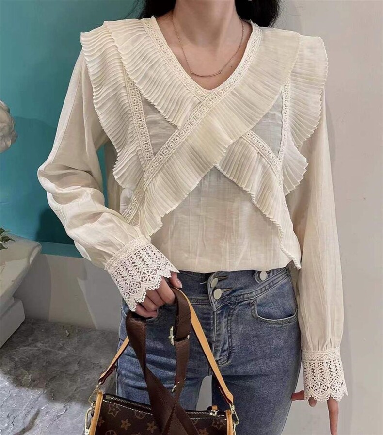 蕾丝花边小衫，其它，萌蔻