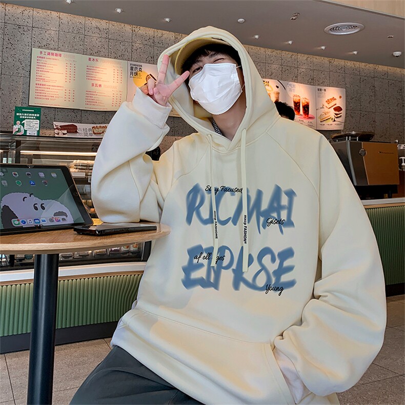已注册港风华棉得物抖音直播高品质宽松男休闲连帽卫衣W5217P40,男装卫衣,电商C408-1(原B339-1)
