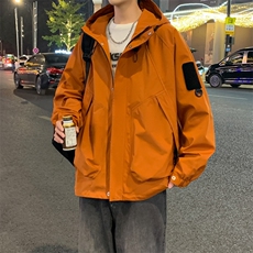 冲锋衣外套男春秋户外徒步登山服夹克潮牌痞帅高级感JK115-P93，男装夹克，星座308B-2