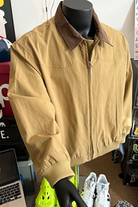美式工装夹克水洗帆布翻领外套男 xh90-特p80图片