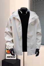 港风模特连帽鳄鱼纹PU皮衣大码休闲冲锋衣夹克男JK8744P90控128，男装夹克，星座226-1