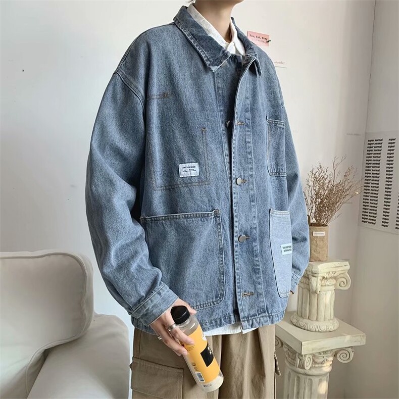 牛仔夹克男韩版潮流宽松百搭外套ins港风休闲秋季上衣服JK933-P60图片
