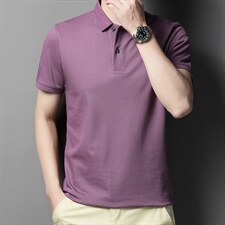 短袖T恤男纯色POLO衫夏季新款男士休闲潮流半袖体恤衫P68，男装Polo衫，星座1105-3