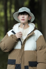户外2026新品冬季宽松情侣装撞色棉服冬装加厚外套D008-P100，男装棉衣，星座717