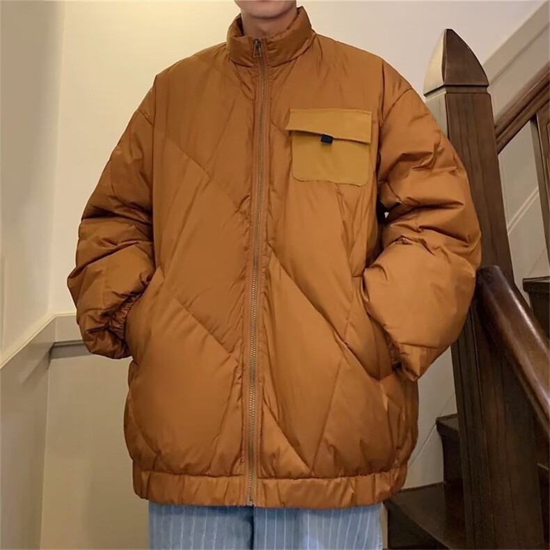 棉服男女冬季外套加厚情侣棉袄美式复古棉衣潮设计感小众MY05-p75,男装棉衣,星座1008