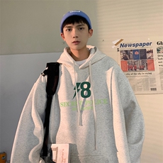 抖音供货、复合重磅加绒现货连帽卫衣宽松D223A-JR-WY2321-特P40，男装卫衣，电商019-1