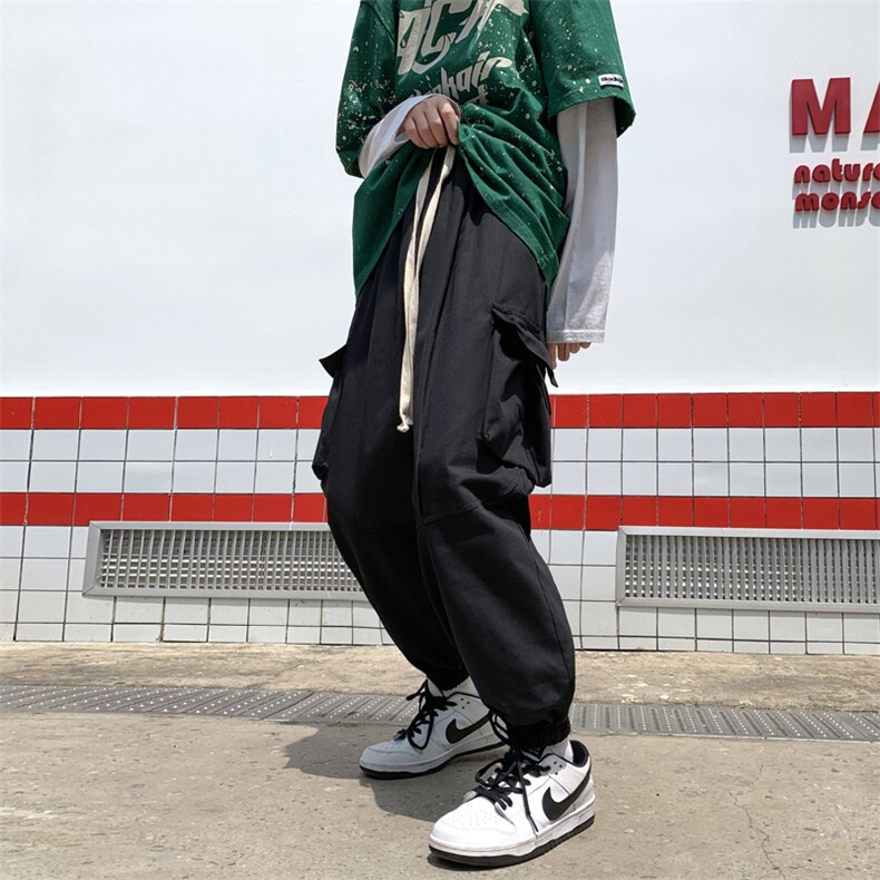 品质美式高街复古直筒宽松工装休闲裤227-2*K309*P55控78,男装休闲裤,星座227-2