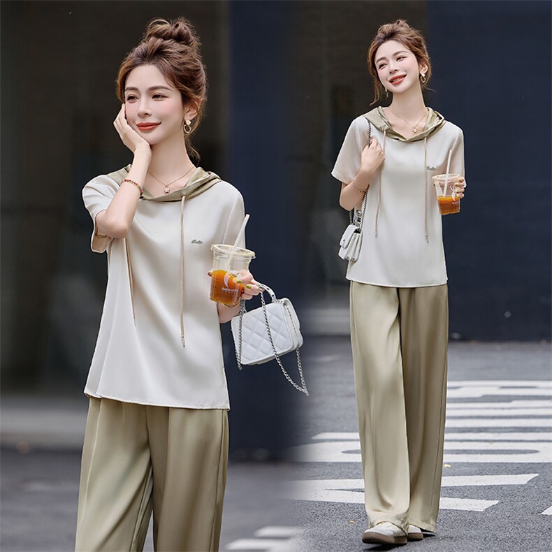 尚套装裤2025女夏轻奢高级感减龄洋气漂亮一整套ZM25509中年妈妈,女装套装/套裙,芷墨服饰