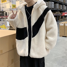 冬季棉衣男羊羔毛棉袄韩版潮流外套男士港风潮牌棉服MY0889-P55，男装棉衣，星座308B-1