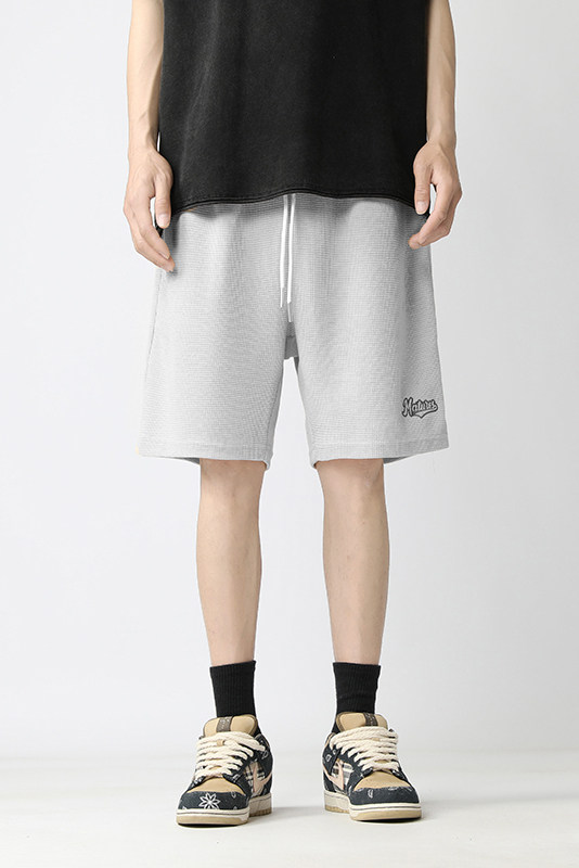 白底23新款夏季时尚百搭美式复古潮流垂感宽松短裤KZF500P45控68,男装牛仔裤,电商A247-1