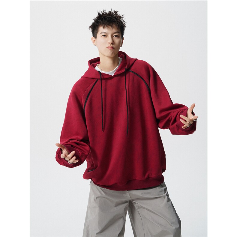 WY10141-特批48控88高品质扎染面料连帽设计感大码男潮流卫衣,男装卫衣,电商A059