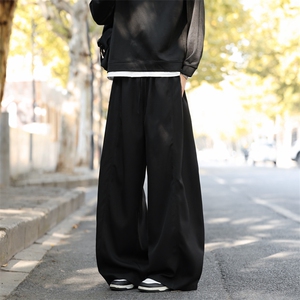 春季新款现货男女同款直筒弯刀休闲裤DSA157B-K2611-P45图片