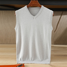 2025年秋季新款百搭无袖V领马甲,男装针织衫/毛衣,惠友羊绒, 2025年秋季新款百搭无袖V领马甲,男装针织衫/毛衣,惠友羊绒,