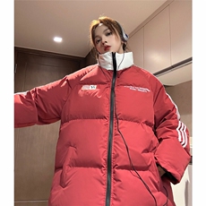 EQ336美式潮流拼接撞色潮流冬季面包服外套男女情侣装棉衣2024，男装棉衣，电商C306-1