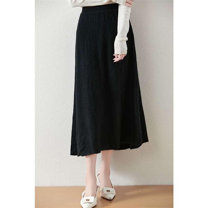 2024年秋季时尚气质百搭显瘦高腰半身裙，女装半身裙，越洋羊