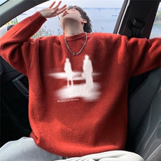 酒红色