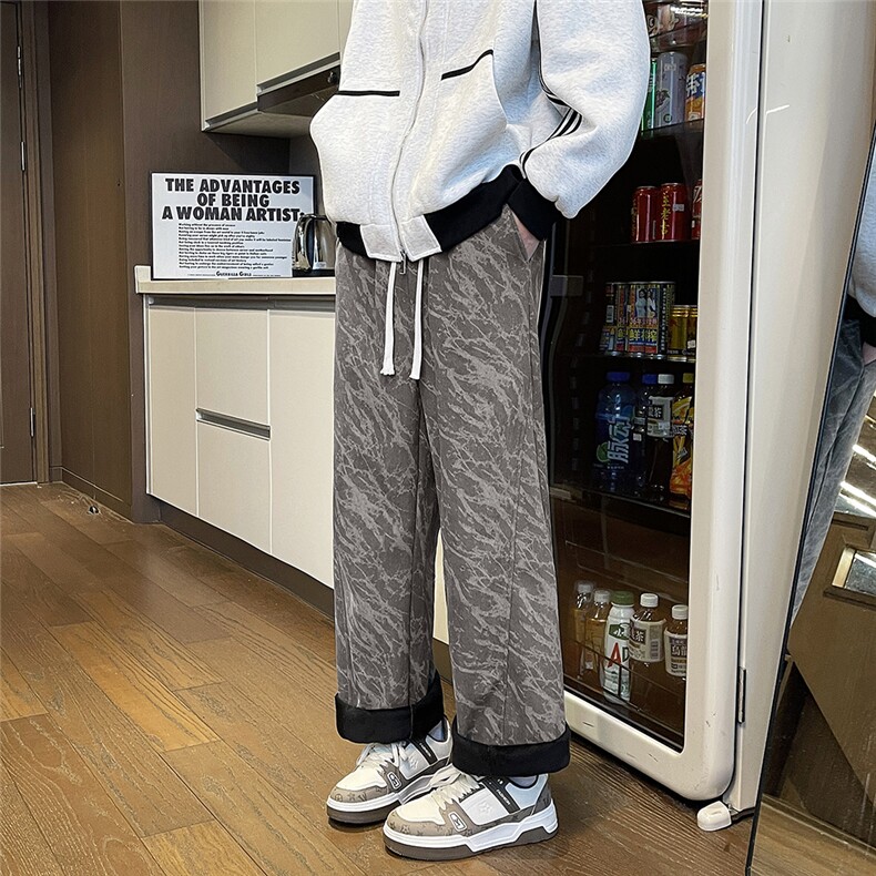 灯芯绒裤子男秋冬加绒长加厚痞帅休闲裤K0647-P38加绒P45,男装休闲裤,星座308B-2