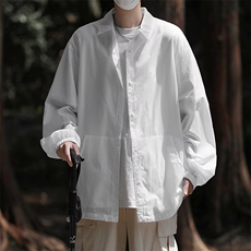 泡泡格防晒衣潮牌户外薄款翻领ins潮流宽松防紫外线外套FC30，男装防晒衣，星座1116A-1（原606A）